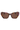 Tortoise shell sunglasses with brown lenses