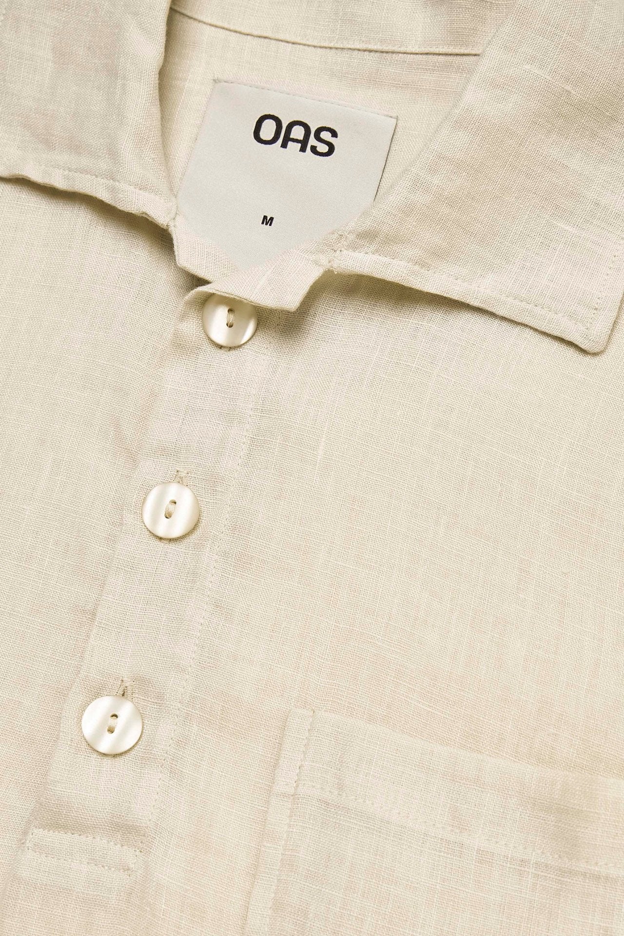 Beige Girona Linen Shirt