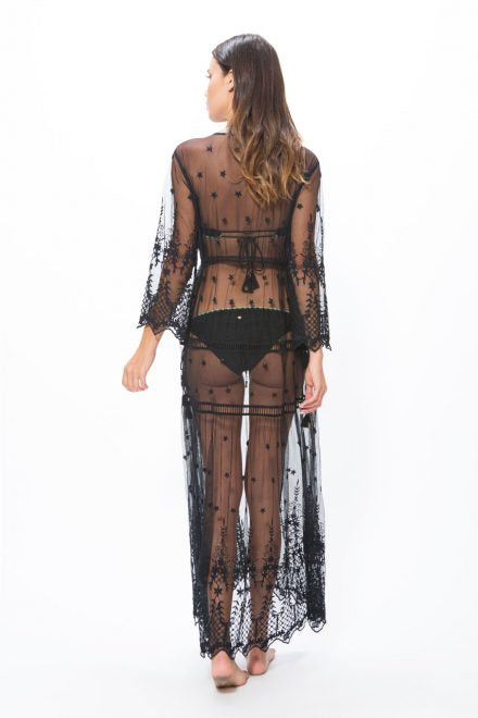 Cara Long Coverup in Black