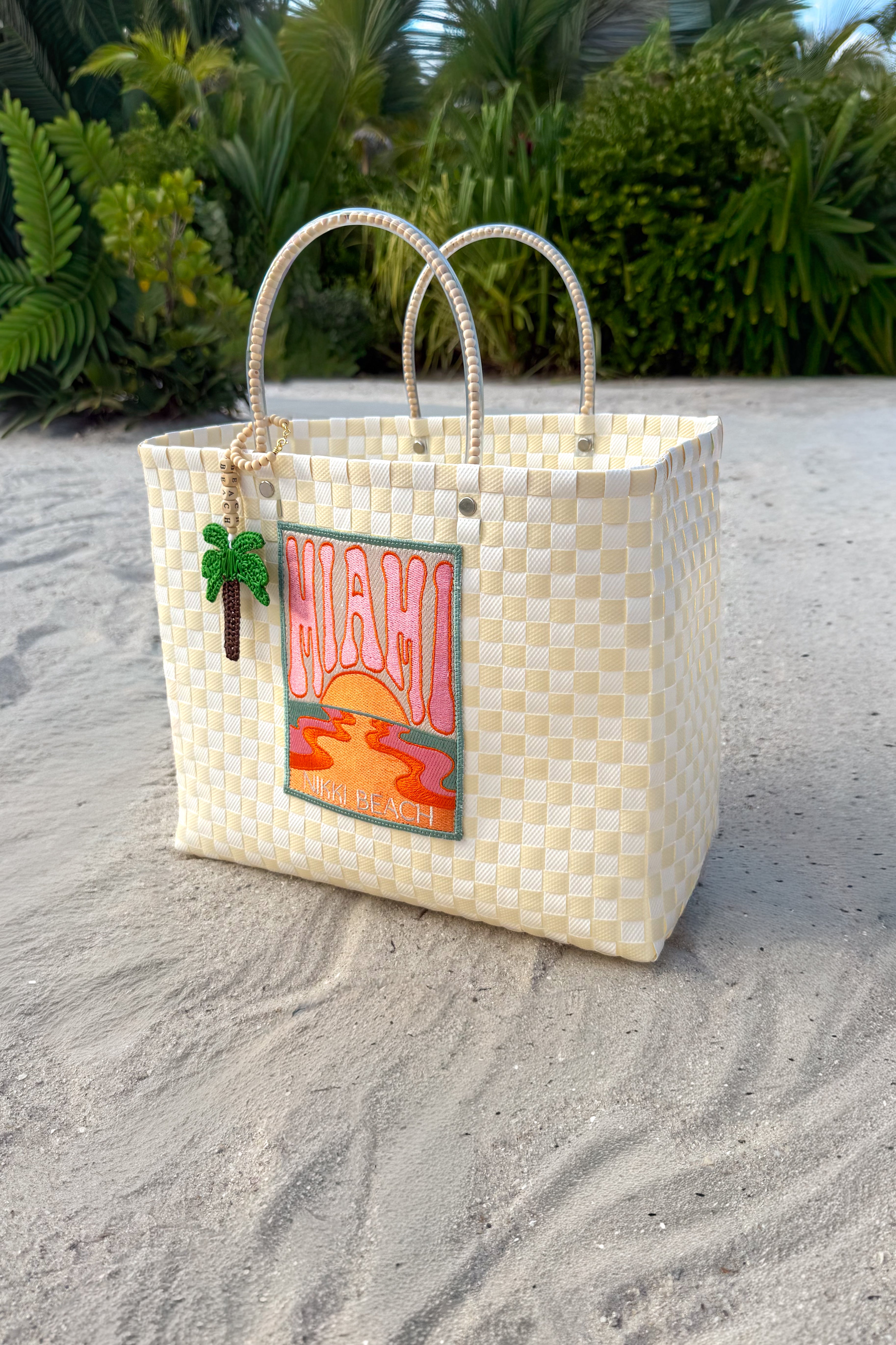 Miami Off-White Large Zuncho Bag Nikki Beach X Mercedes Salazar Collaboration