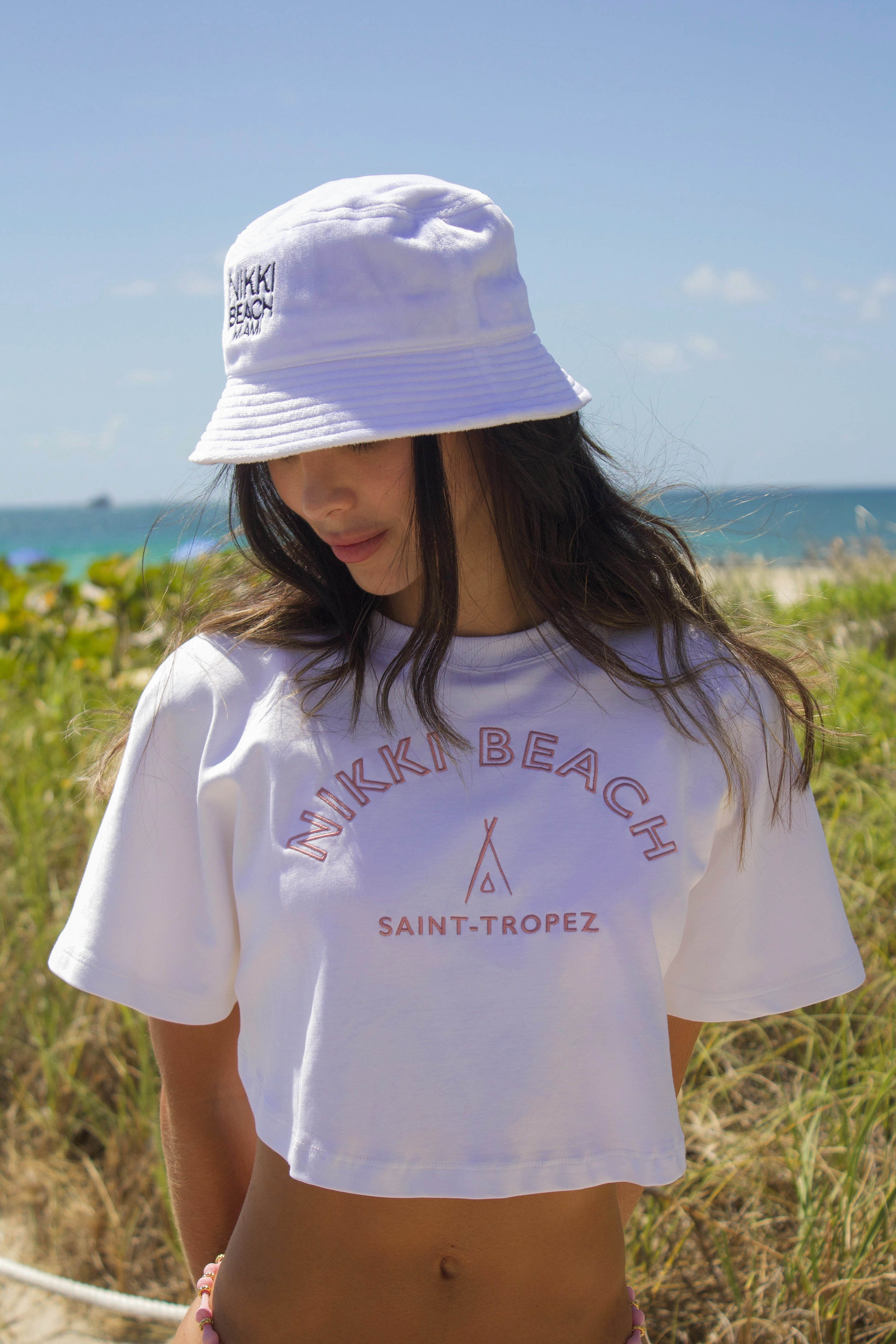 Nikki Beach Saint-Tropez Crop Tee