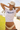 Nikki Beach Embroidered Trucker Cap in White & Beige