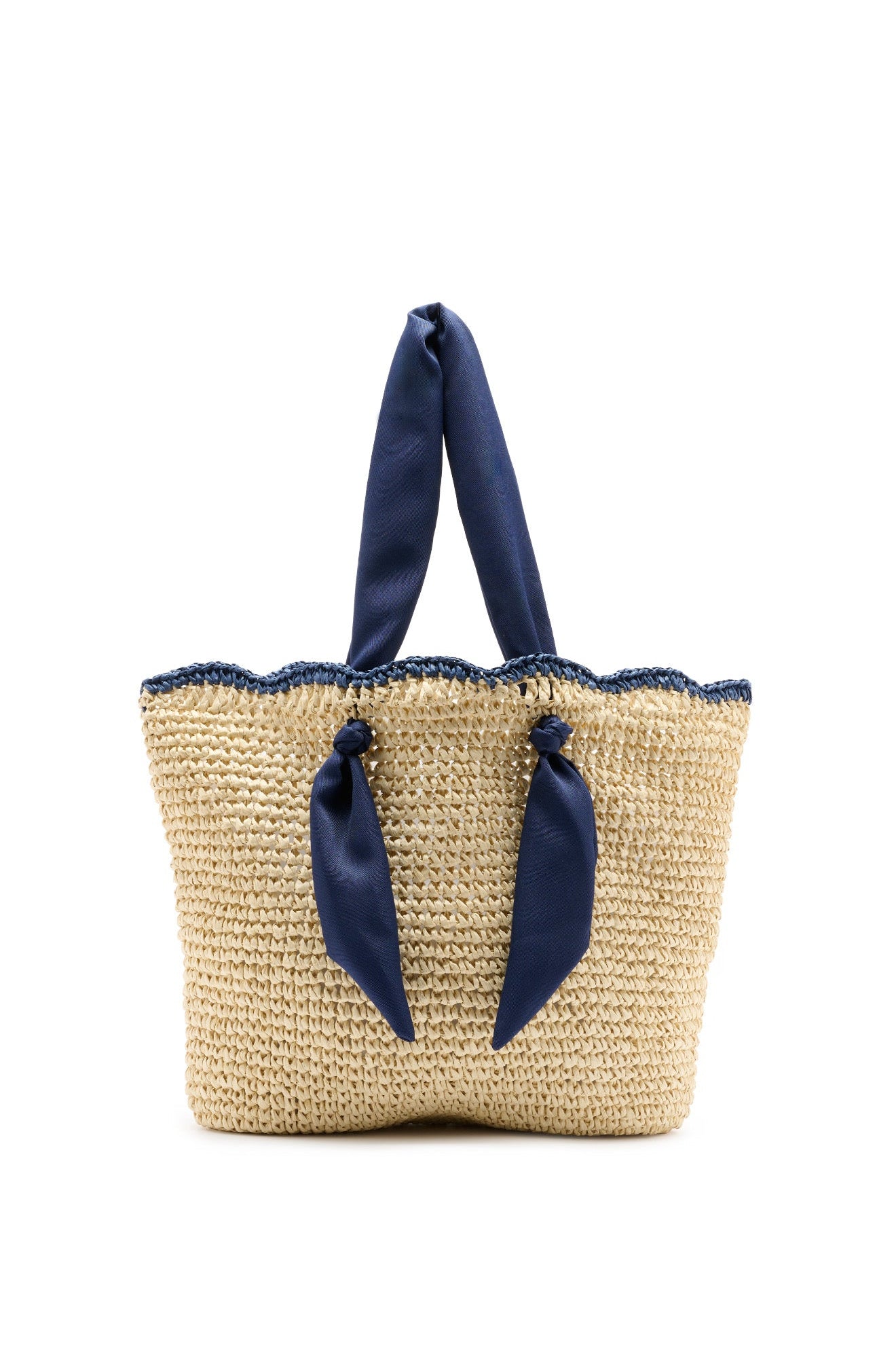 Capri Bag with Navy Trim