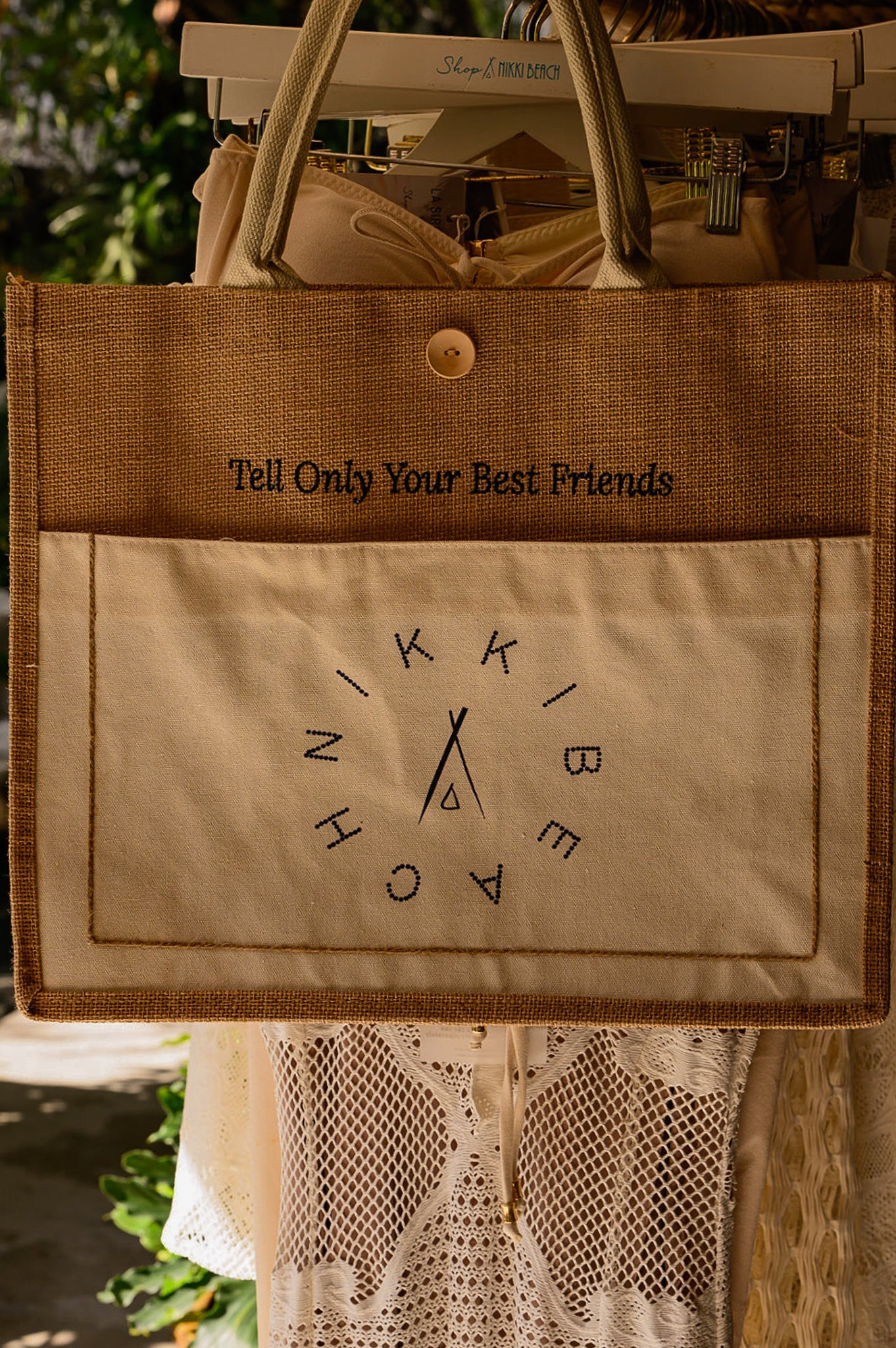 Nikki Beach Jute Bag