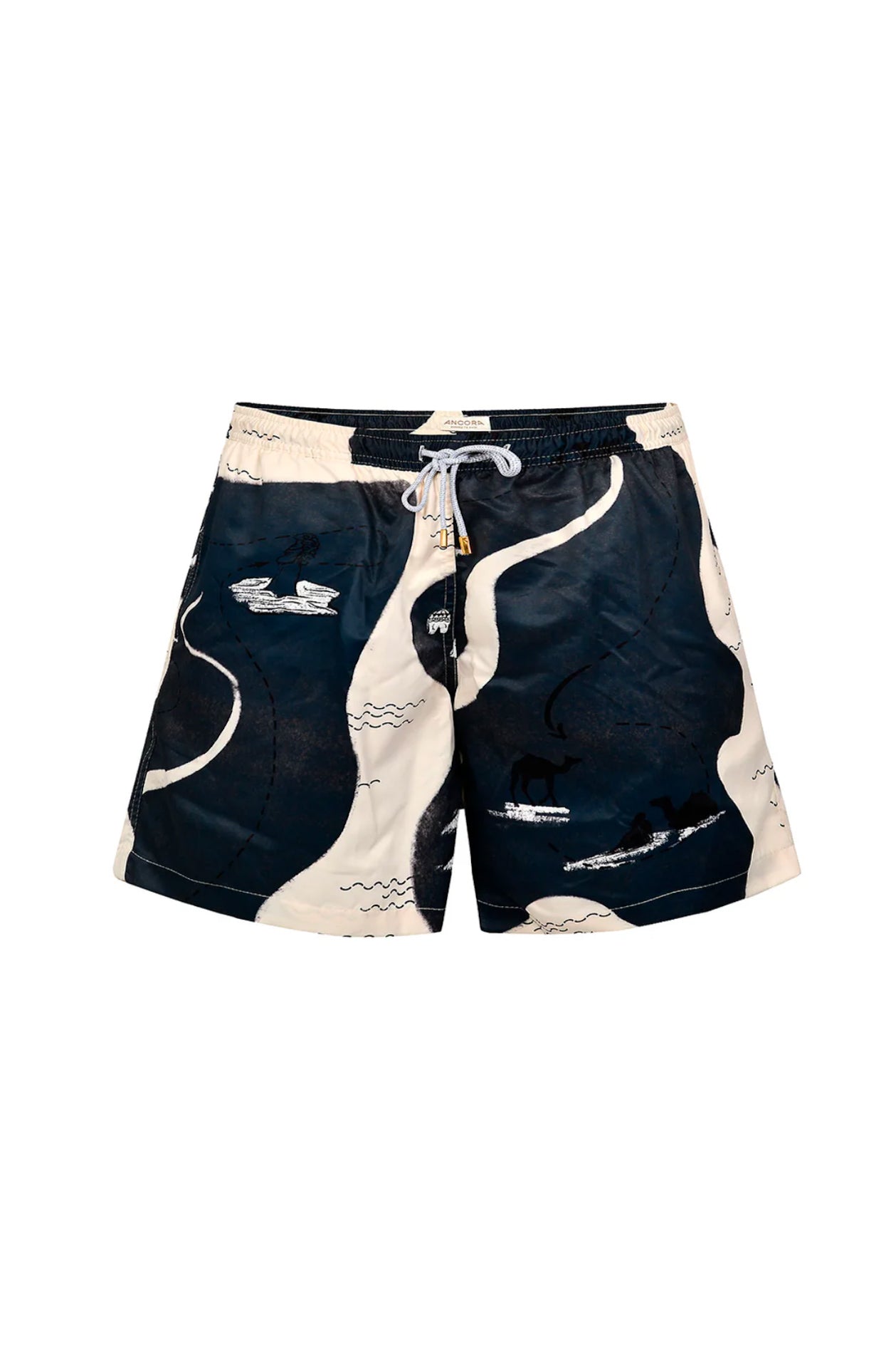 172 Swim Short in Navy n White