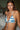Blue Toile Stripe Bikini