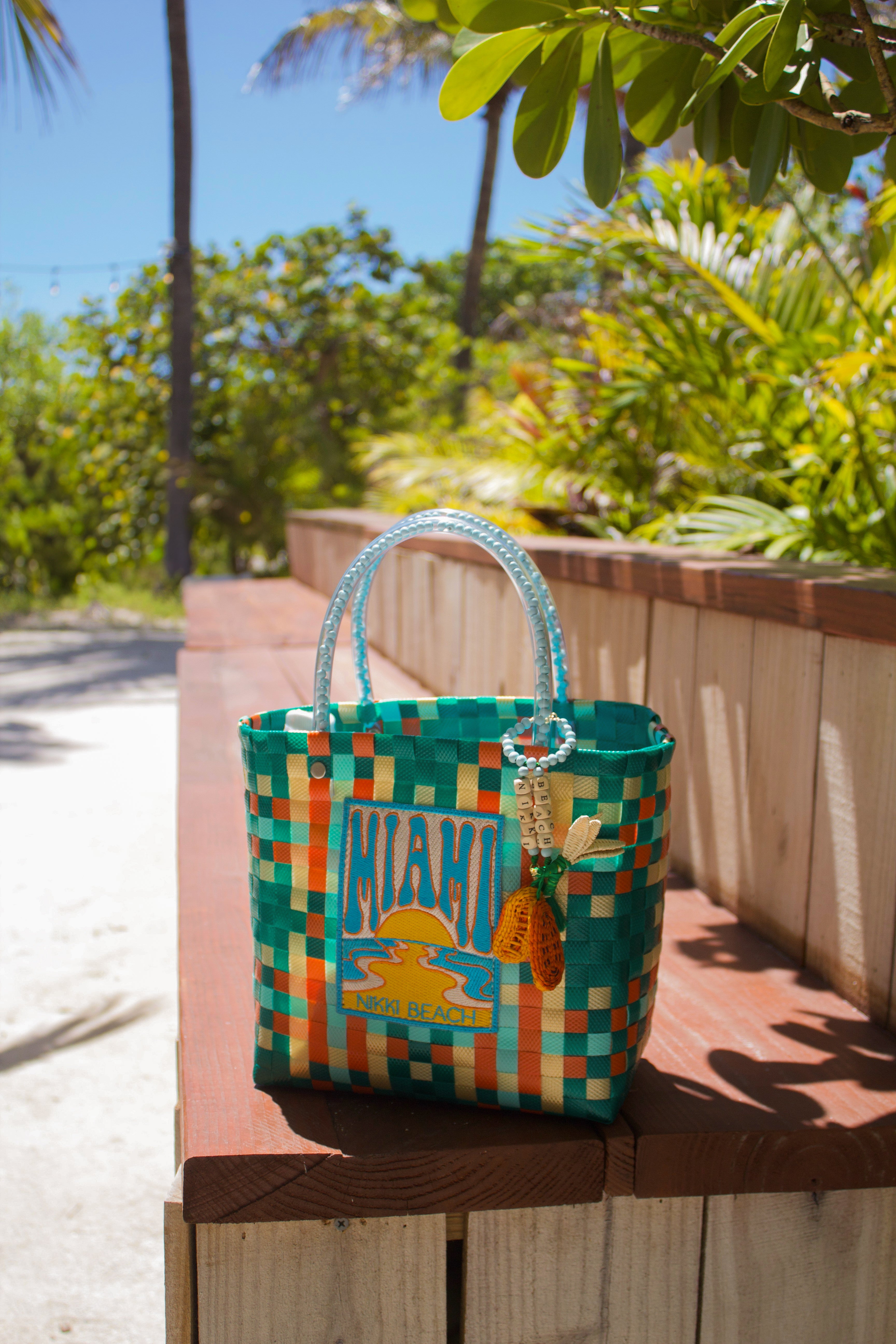 Miami Green Small Zuncho Bag Nikki Beach x Mercedes Salazar Collaboration
