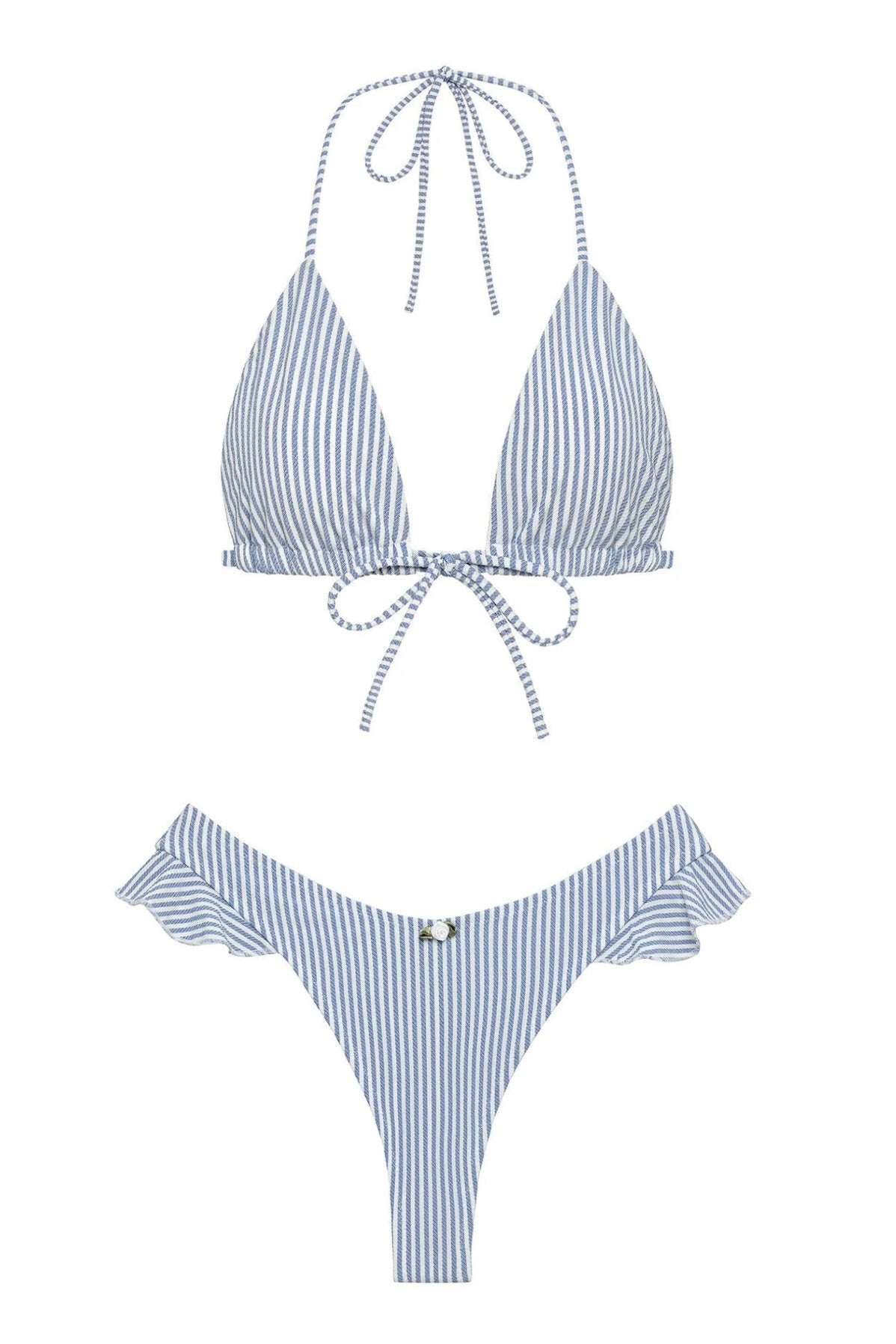 Classic Blue Stripe Bikini