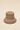 brown striped straw bucket hat