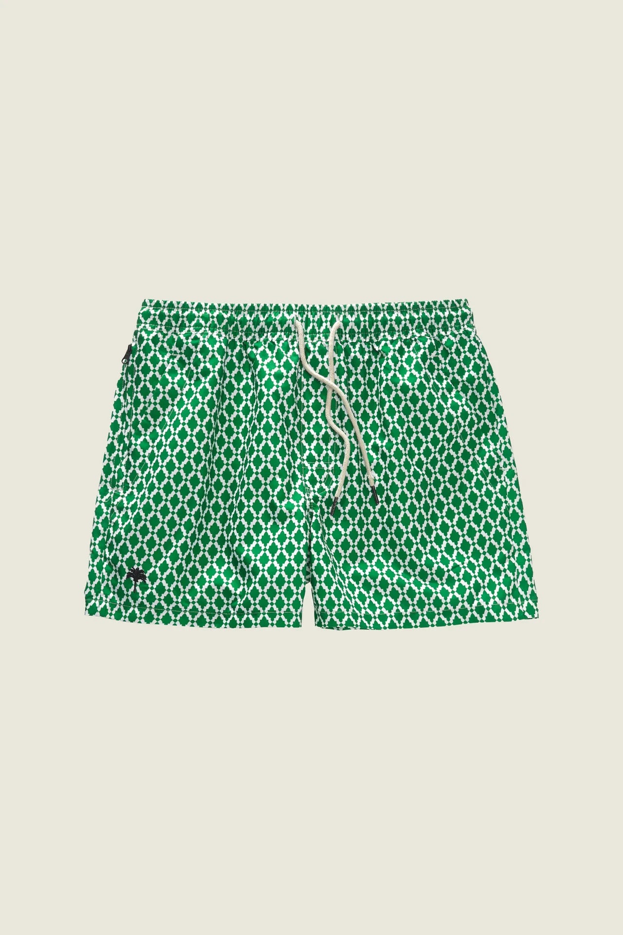 Green Tile Swim Shorts