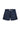 Navy blue shorts with white elephant pattern