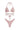 Cristalle Triangle Bikini Set | Pink Stripes