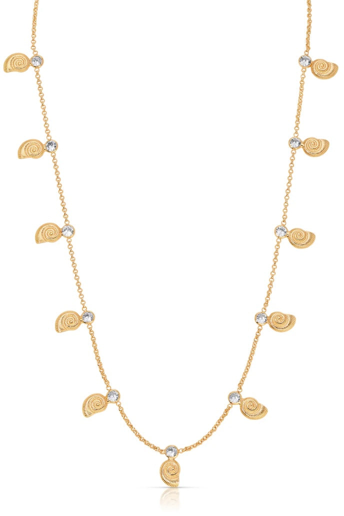 Nautilus Shell Charm Necklace