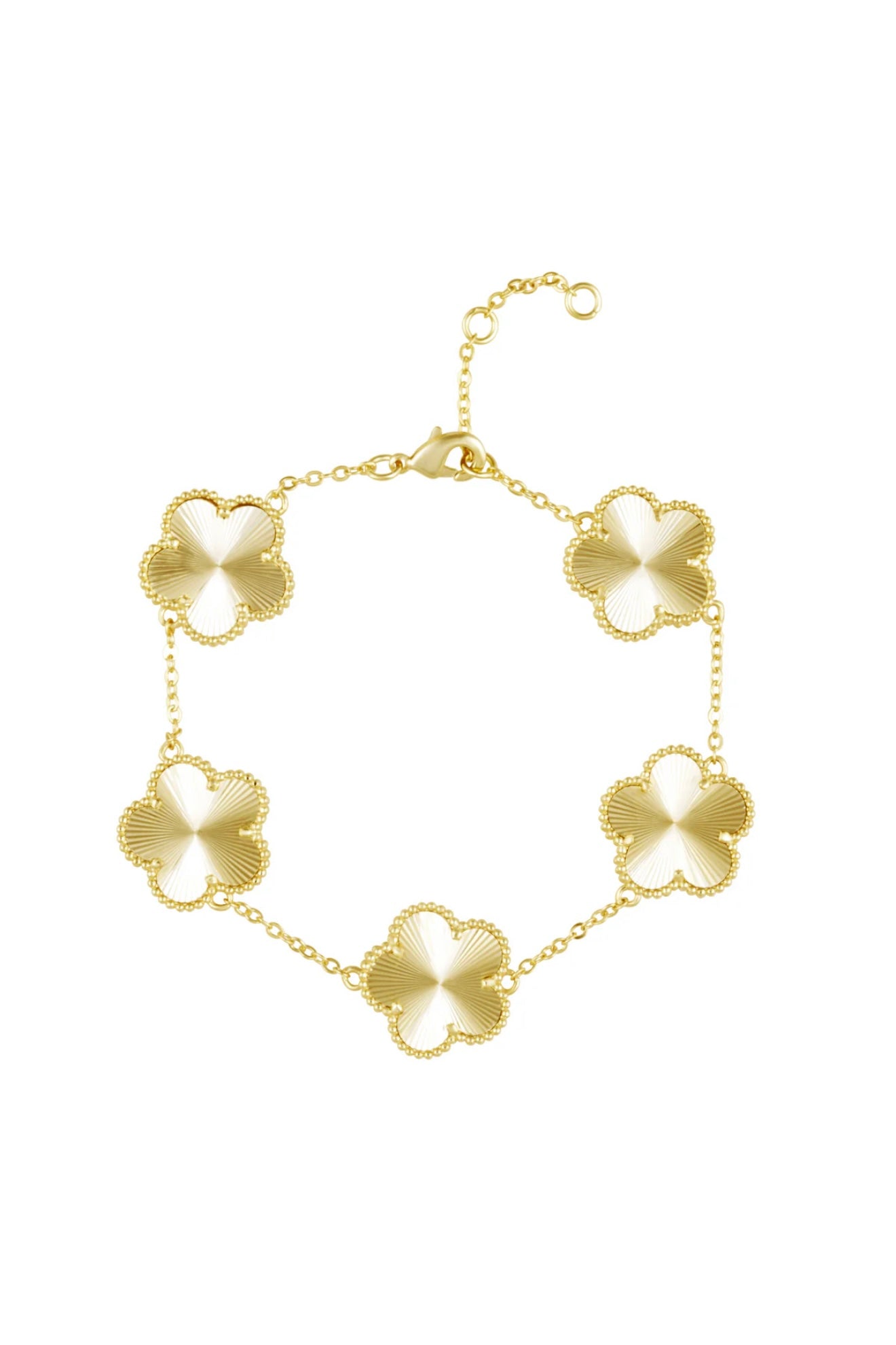 Adeline Clover Bracelet in Gold
