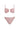 Cristalle Bandeau Bikini Set | Pink Stripes