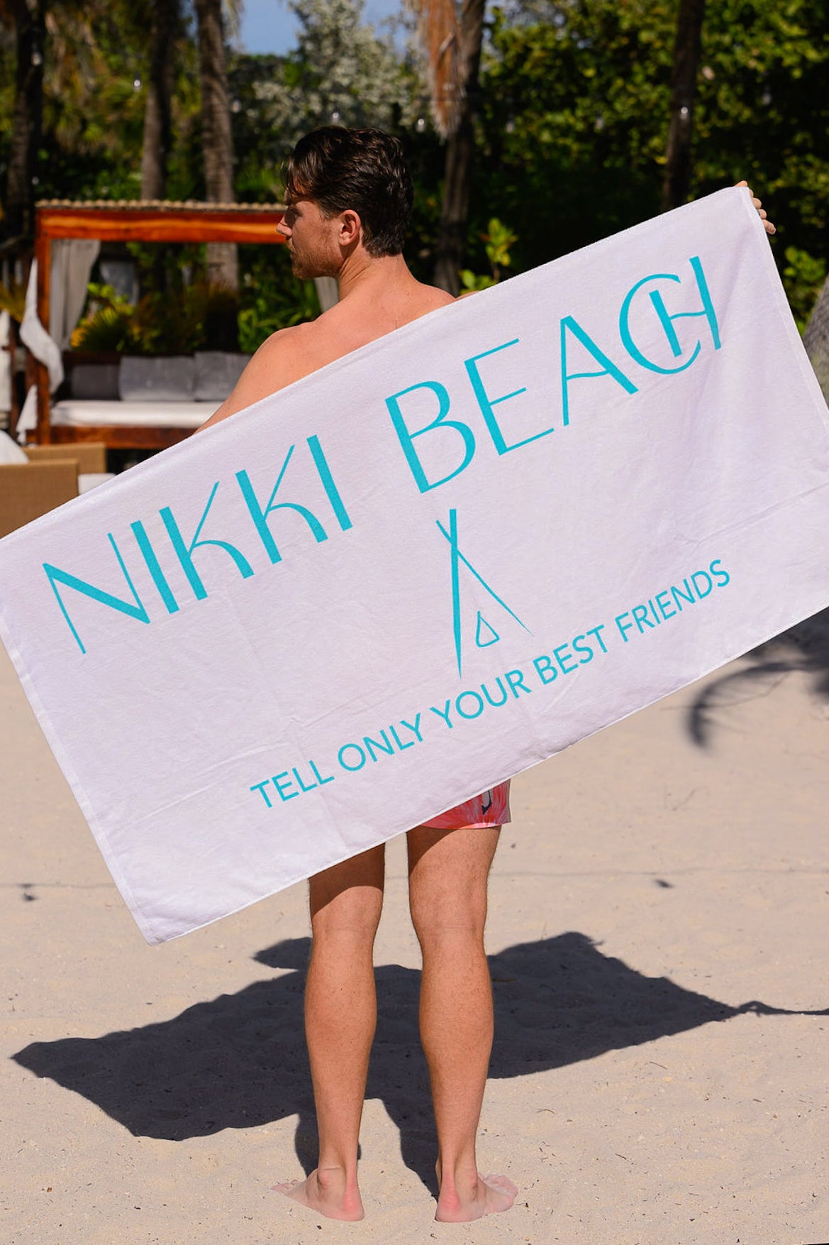 White Nikki Beach Towel