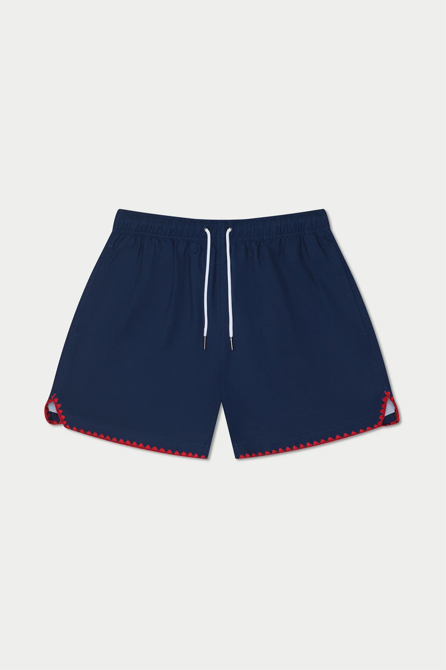 Navy Red Stitch Swim Short