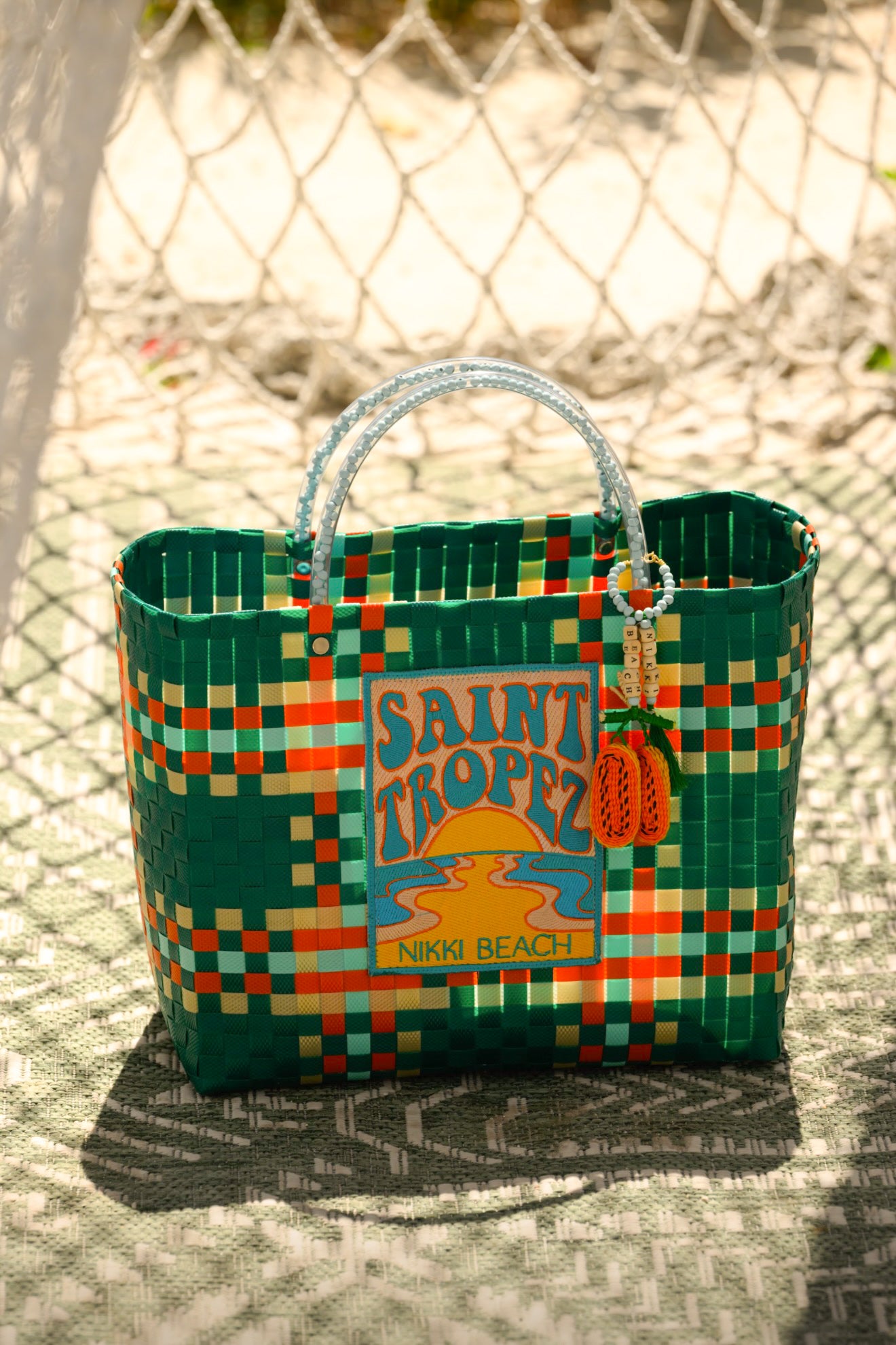 Saint Tropez Orange Zuncho Bag Nikki Beach x Mercedes Salazar Collaboration