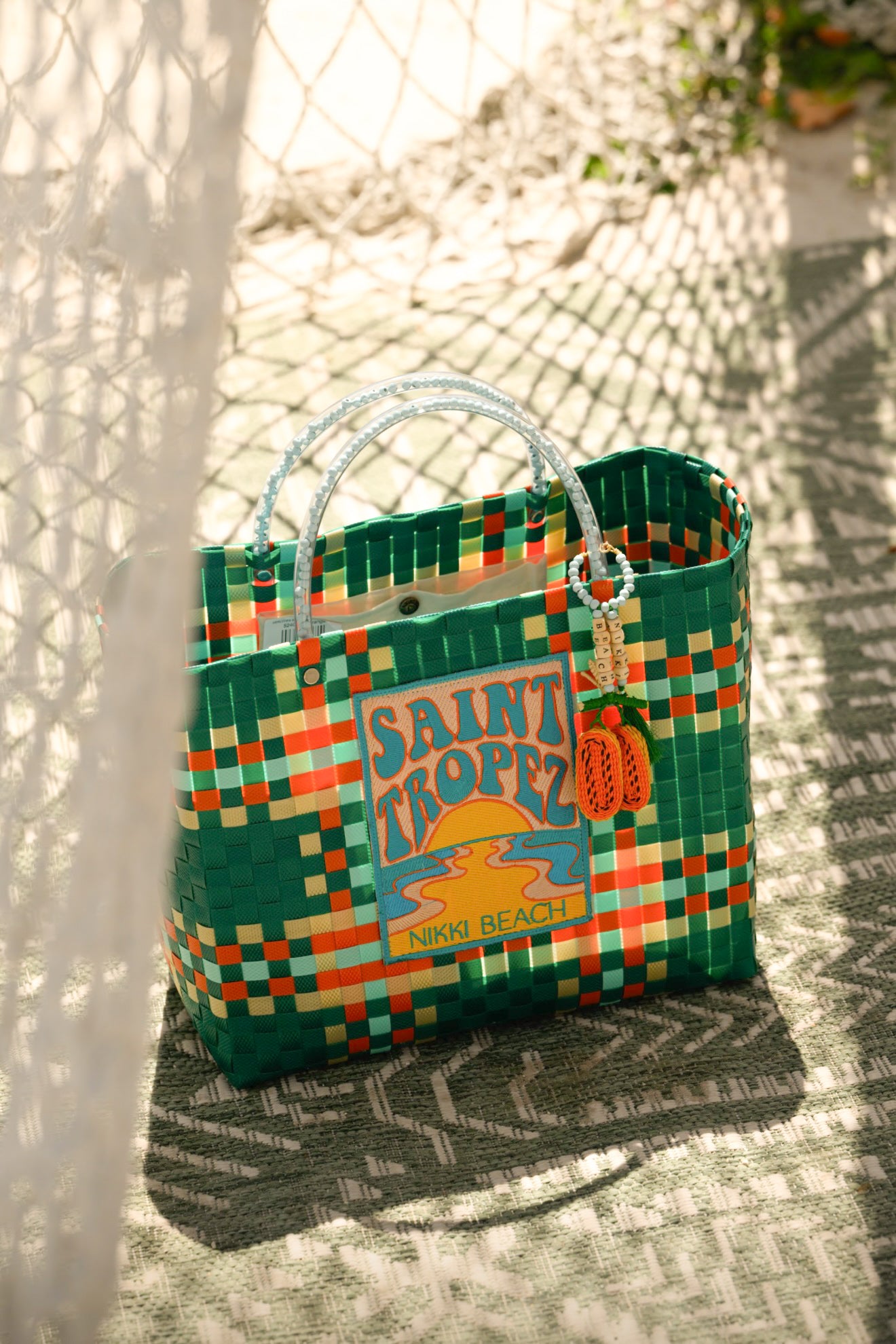 Saint Tropez Orange Zuncho Bag Nikki Beach x Mercedes Salazar Collaboration