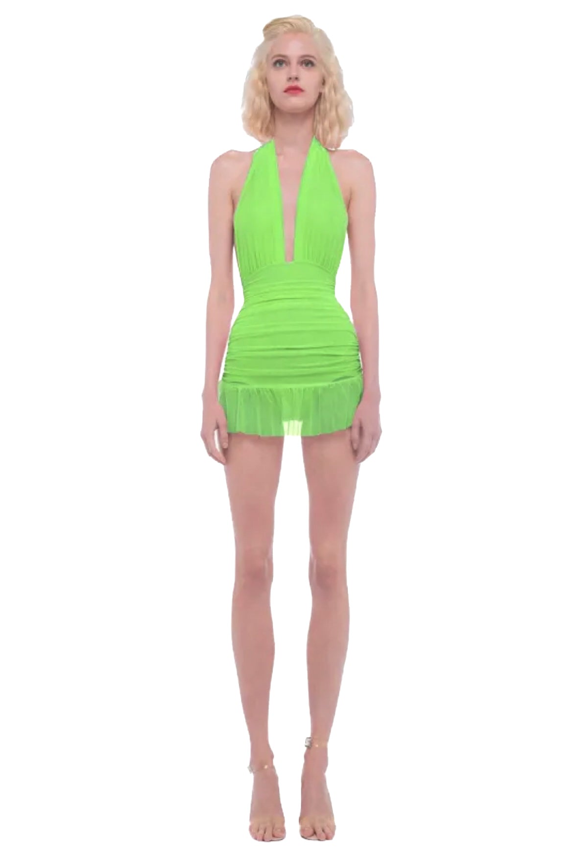 Mío Mini Dress in Neon