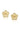 Adeline Pave Outline Clover Studs