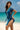 Ocean Queen Short Caftan in Blue