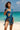 Ocean Queen Short Caftan in Blue