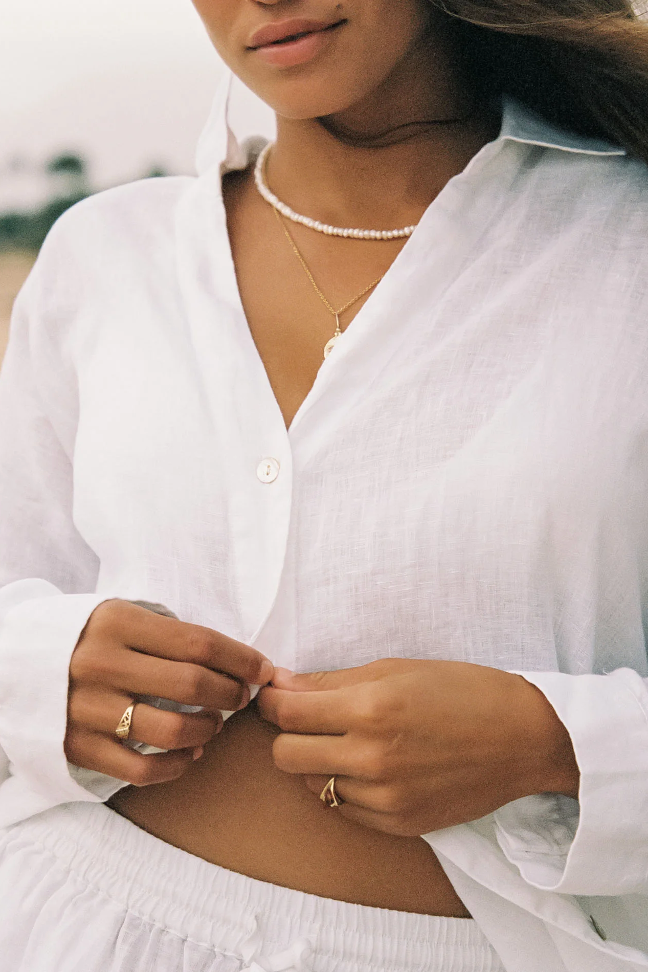 Rio Tunic in White