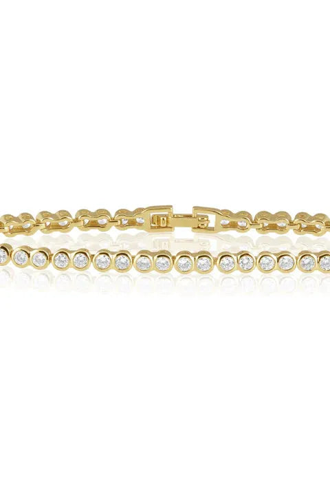 BEZEL TENNIS BRACELET