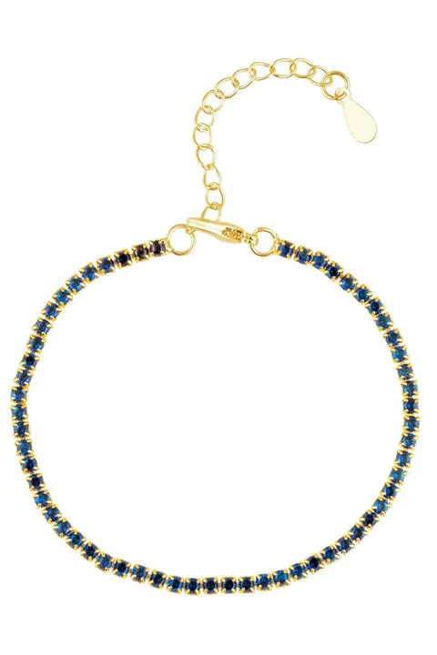 CHLOE TENNIS BRACELET SAPPHIRE