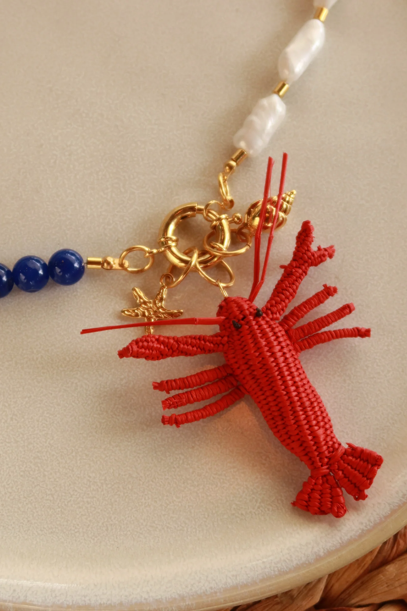 Senda Necklace Pearl + Charms