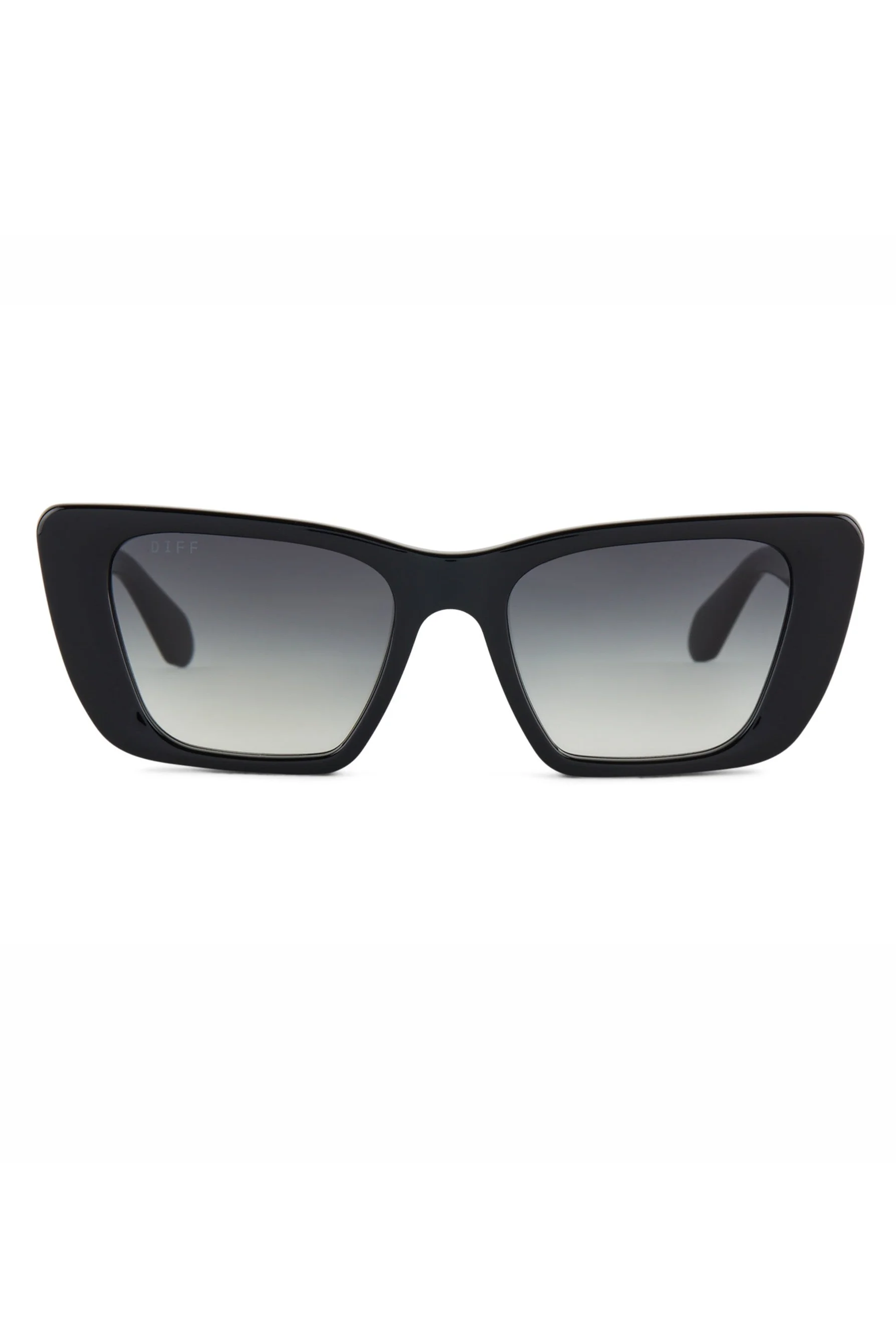 Aura Black Gradient Mirrored Sunglasees