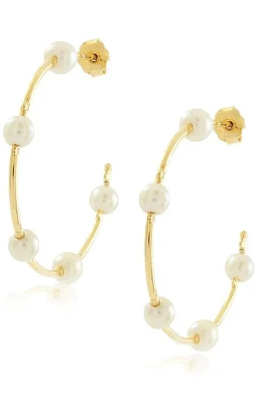 MOLLY PEARL HOOPS